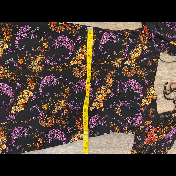 Never worn dress with vibrant, rich fall colors! - Picture 6 of 7